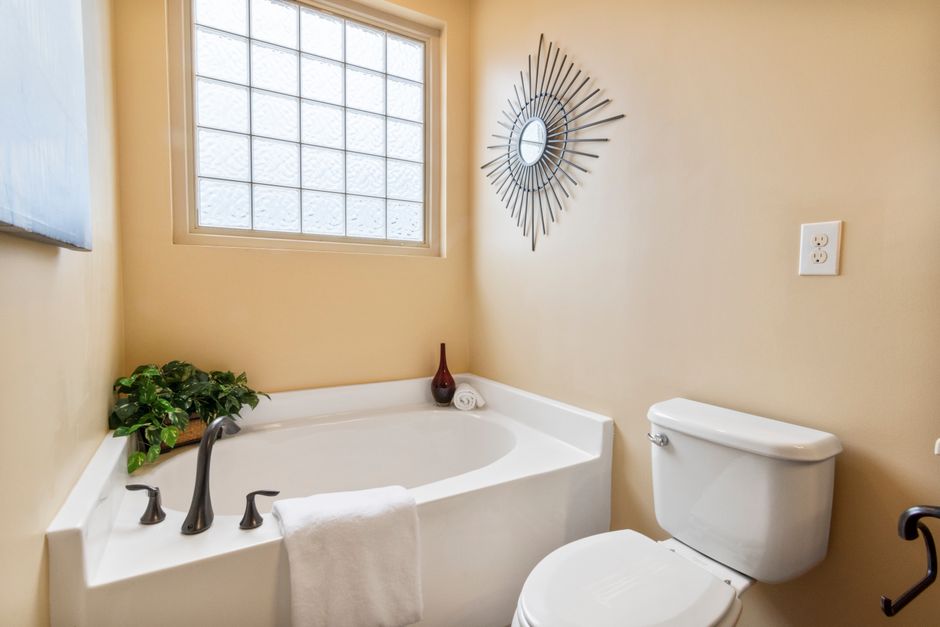 Before — Aurora Accessible Shower with Grab Bars — Accessible/ADA Bathroom Remodel bathroom remodel